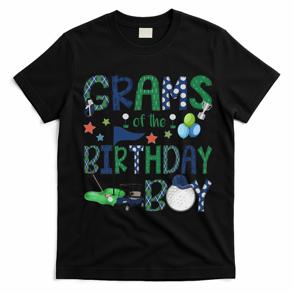 Grams Of The Birthday Boy Hole In One Golf Lover T-Shirt - Black