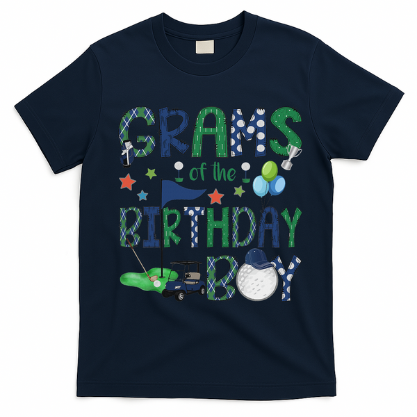 Grams Of The Birthday Boy Hole In One Golf Lover T-Shirt - Navy Blue