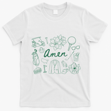 Golf Par Master Golfer Golf Lover Amen Gift T-Shirt - White