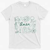 Golf Par Master Golfer Golf Lover Amen T-Shirt - White