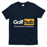 Golfhub Stroke Game In Progress T-Shirt - Navy Blue