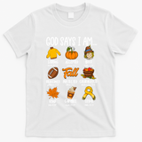 God Says I Am Fall Vibes Autumn Christian T-Shirt - White