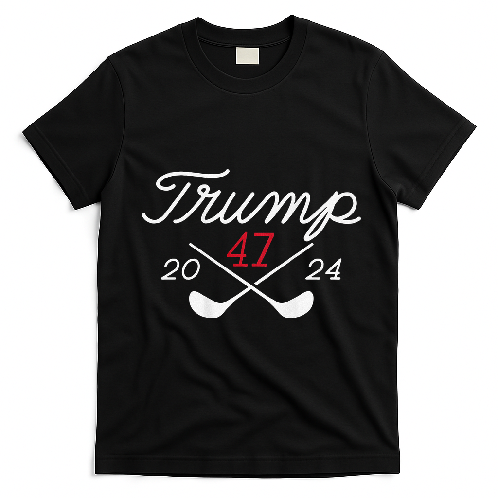 Golf Trump 47 2024 T-Shirt - Black