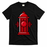 Halloween Costume Fire Hydrant funny simple safety T-Shirt - Black