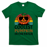 Halloween Gift Coolest Pumpkin In The Patch Gift T-Shirt - Irish Green