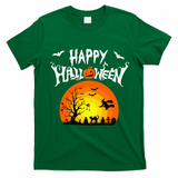 Happy Halloween Retro T-Shirt - Irish Green