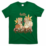 Hello October Fall Lover T-Shirt - Irish Green