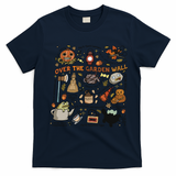 Halloween Over The Garden Wall Pumpkin T-Shirt - Navy Blue