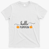 Hello Pumpkin Cute Fall T-Shirt - White