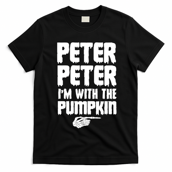 Halloween Peter Peter IM With The Pumpkin T-Shirt - Black