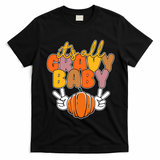 Its All Gravy Baby Pumpkin Fall Funny T-Shirt - Black