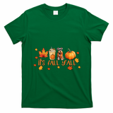 ItS Fall YAll Pumpkin Spice Latte Dog Miniature Schnauzer Gift T-Shirt - Irish Green