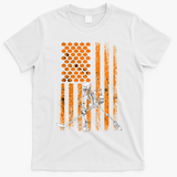 Ice Hockey Player Fan Gift Skeleton Halloween T-Shirt - White