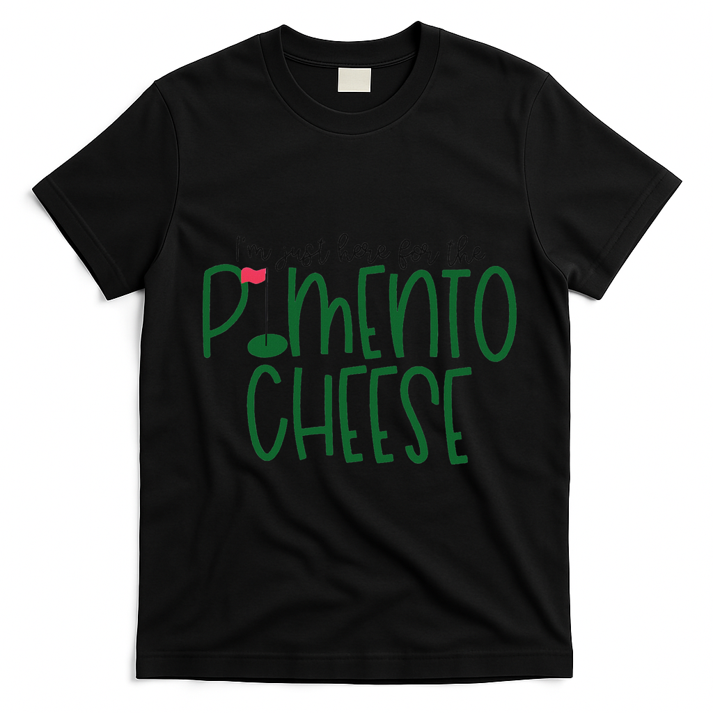 I'm Just Here For The Pimento Cheese Georgia Golf T-Shirt - Black