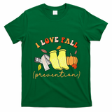 I Love Fall Gift T-Shirt - Irish Green