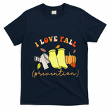 I Love Fall Gift T-Shirt - Navy Blue