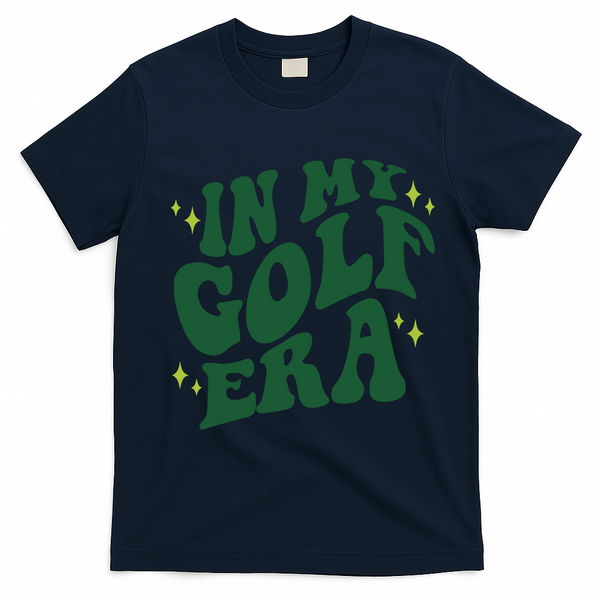 In My Golf Era Funny Golf Gift T-Shirt - Navy Blue