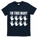 I'm This Many - 40th Birthday T-Shirt - Navy