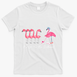 It's Ok To Be Different Funny Flamingo Golf Lover T-Shirt - White