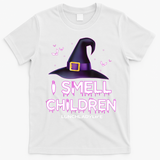 I Smell Children Lunch Lady Life Halloween For Lunch Lady T-Shirt - White