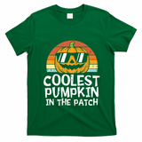 Kids Coolest Pumpkin In The Patch Boy Halloween Kids 2771 T-Shirt - Irish Green
