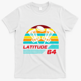 Latitude 64 Disc Golf Retro Vintage T-Shirt - White