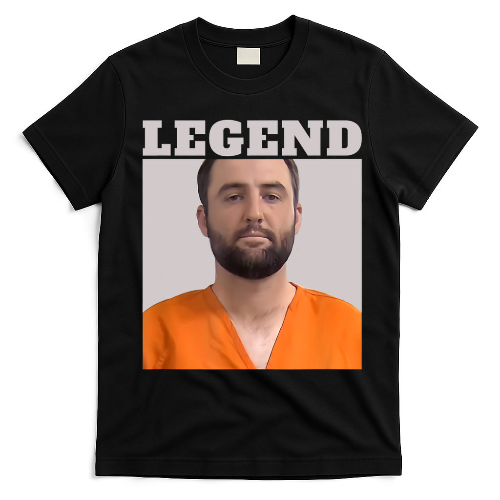 Legend Mugshot Scottie Golf T-Shirt - Black