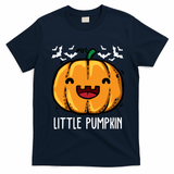 Little Pumpkin Cute Halloween T-Shirt - Navy Blue
