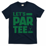 Lets Par Tee Golf T-Shirt - Navy Blue