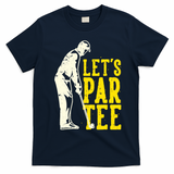 Let's Par Tee Golf T-Shirt - Navy Blue