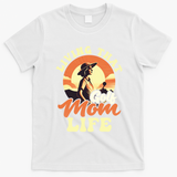Living That Golf Mom Life Design Golfing Mom Gift T-Shirt - White