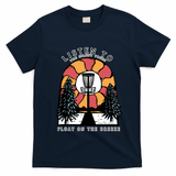 Listen To The Silent Trees Float On The Breeze T-Shirt - Navy Blue