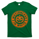 Motionlesses In White Pumpkin Scary Halloween Vintage T-Shirt - Irish Green
