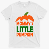 Mommys Little Pumpkin Halloween Cute T-Shirt - White