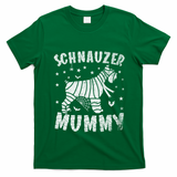 Miniature Schnauzer Mummy Halloween Gift T-Shirt - Irish Green