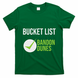 Niffs Bucket List Golf Fanatic Bandon Dun T-Shirt - Irish Green