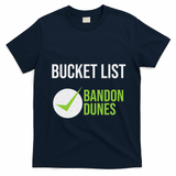 Niffs Bucket List Golf Fanatic Bandon Dun T-Shirt - Navy Blue