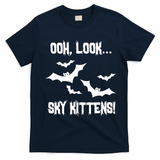 OOh Look... Sky Kittens Funny T-Shirt - Navy Blue
