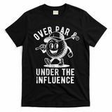Over Par And Under The Influence Golfing T-Shirt - Black