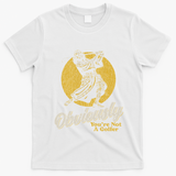 Obviously YouRe Not A Golfer Funny Dude Retro T-Shirt - White