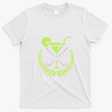 Par Crew Martini Cocktails Golf Drinking Matching T-Shirt - White
