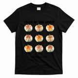 Pumpkin Fruit Of The Spirit Fall Halloween Bible Verse T-Shirt - Black
