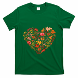 Pumpkin Heart T-Shirt - Irish Green