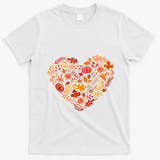 Pumpkin Heart T-Shirt - White