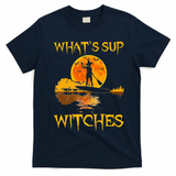 PADDLEBOARD Halloween What's Sup Witches Sup Funny T-Shirt - Navy Blue
