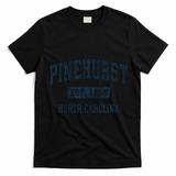 P.I.N.E.H.U.R.S.T North Carolina Nc Vintage Sports T-Shirt - Black