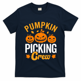 Pumpkin Picking Crew T-Shirt - Navy Blue