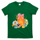 Princess Pumpkins Fall Princesses And Pumpkin Castle T-Shirt - Irish Green