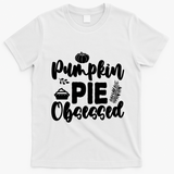 Pumpkin Pie Obsessed T-Shirt - White