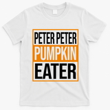 Peter Peter Pumpkin Eater Halloween T-Shirt - White
